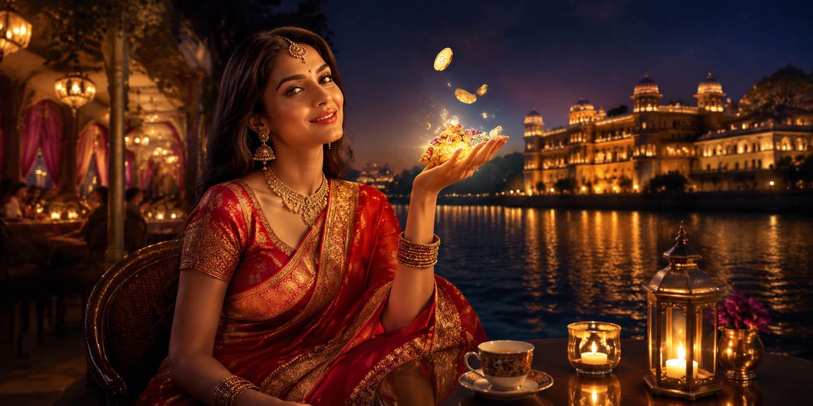Indian player using mobile casino app with secure privacy