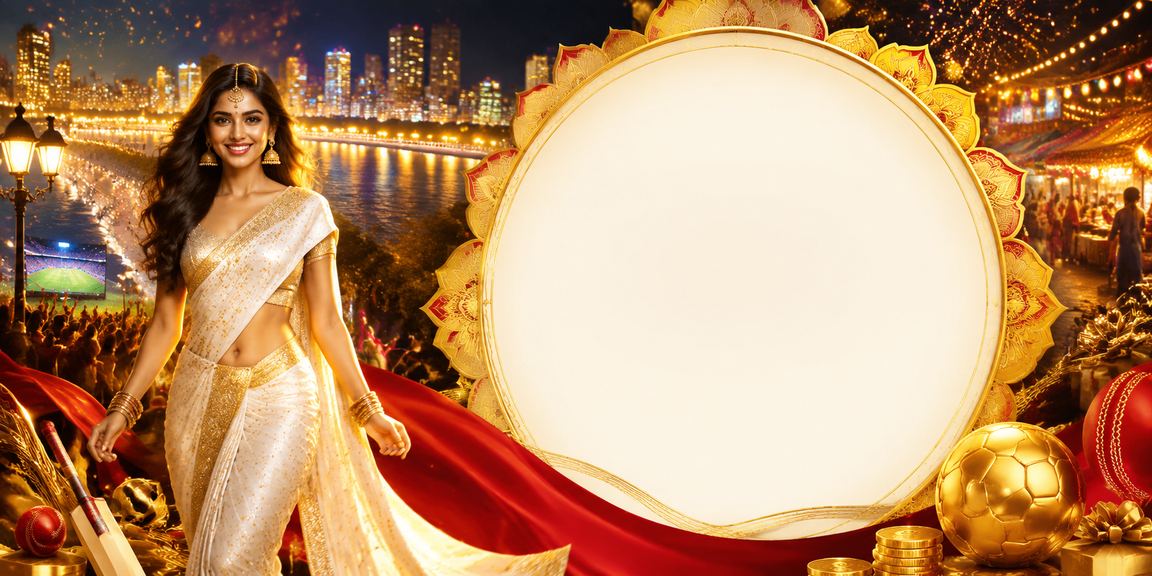 Live Roulette table with Mumbai Marine Drive background